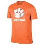 Clemson Tigers Heathered Logo T-Shirt - Men and Women
