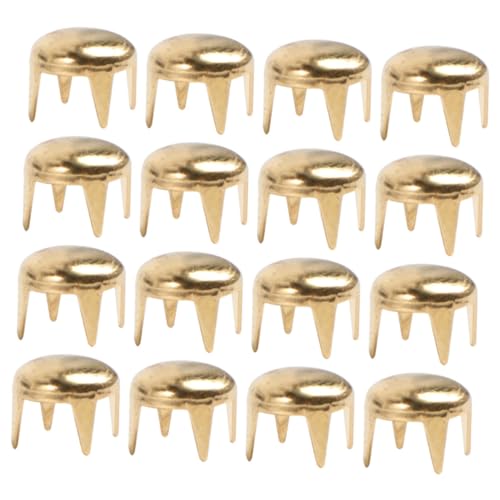 Angoily Metal Rivets Four Claws Rivet for DIY Punk Shoes Unique Clothing Accessories Set 6mm