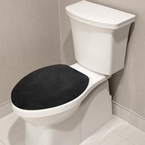 Xelsluthe Microfiber Toilet Lid Cover, Soft Velvet Toilet Cover, Absorbent,