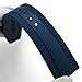 FKM Rubber Band For Breitling Superocean Watches With Buckle, Rubber Watch Band Straps For Breitling Professional Watches (Light Blue, 22mm)