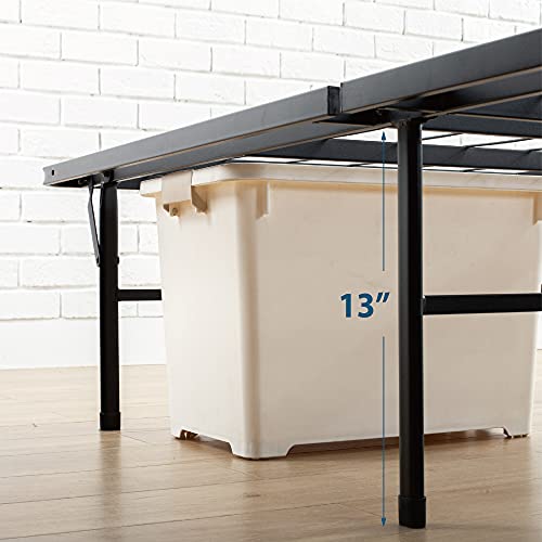 Image of Zinus 8 Inch Foam and Spring Mattress / Heavy Duty SmartBase Metal Mattress Foundation Set / Twin