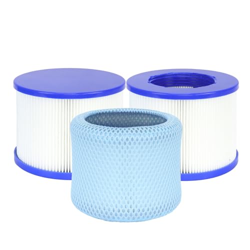 Cartouches Filtrantes Pour Spa Gonflable - Lot 12 (8+4), Compatible RELXTIME, ALEKO, Wejoy, Aquaspa - 5