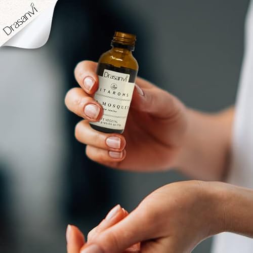 Drasanvi VITAROMS ACEITE VEGETAL ROSA MOSQUETA CERTIFICADO BIO ECOCERT - Primera presión en frío - Estimula la regeneración natural de la piel - VEGANO - SIN GLUTEN - 50 ml - imagen 5