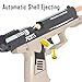 Dreamplay Shell Ejecting Toy Gun, Automatic Pull Back Action Shooting Games Education Model Toy for Kids Gifts