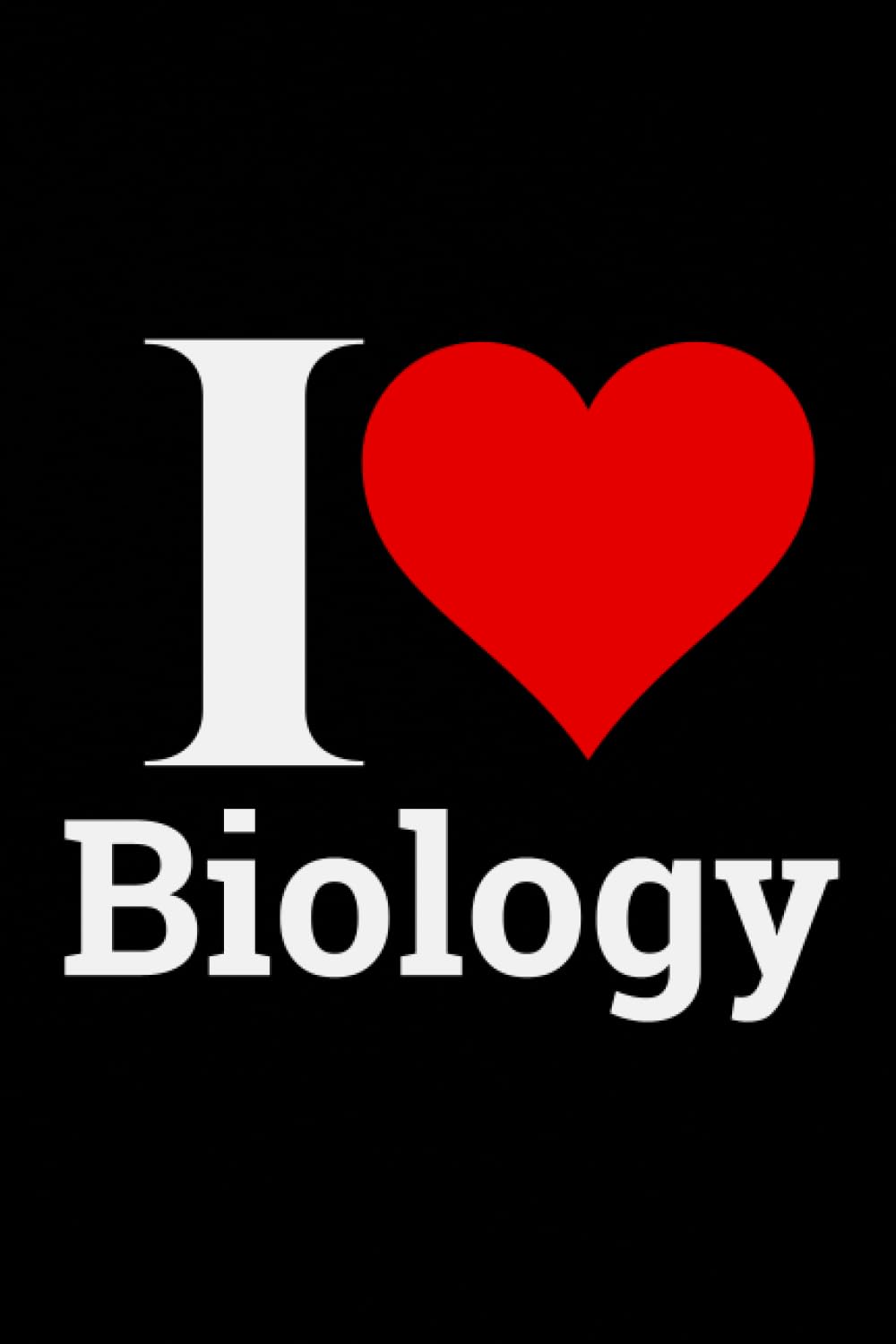 Amazon.co.jp: I ❤️ Love Biology - NOTEBOOK - Student, Subject