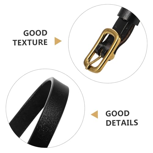LIFKOME Adjustable Narrow PU Waist Belt for Women Stylish Minimalist Design with Buckle for Jeans Dresses Pants Durable Versatile Fashion Accessory3