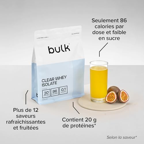Clear Whey Isolate Coca Bulk : Boisson Rafraîchissante Après Effort - 3
