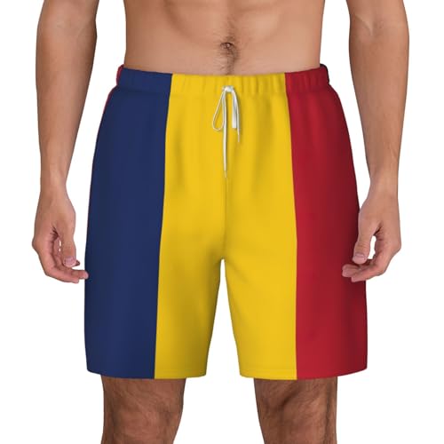Short de bain compression homme motif Tchad à séchage rapide anti-irritation