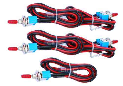 Pack of 5, Security Alarm Pre-Wired ON/Off Mini Toggle Switch