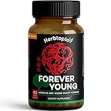 Forever Young Longevity Supplement for Immunity, Anti Gray Hair, Telomere Lengthening & Happy Mood...
