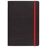 Black n' Red Casebound Soft Cover Journal Notebook, Medium, Black, 71 Ruled Sheets, Pack of 1 (400065000)