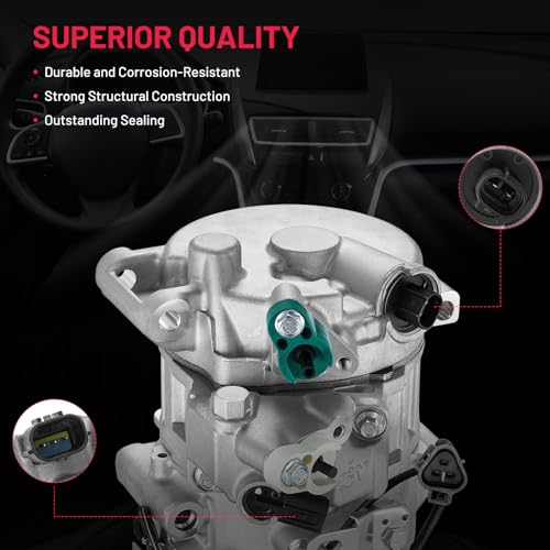 BDFHYK Air Conditioning A/C Compressor with Clutch Compatible with Toyota Avalon 2013-2018, Camry 2012-2017, Sienna 2011-2016, Highlander 2011-2013, Compatible with Lexus ES350 2013-2018, RX350 10-15