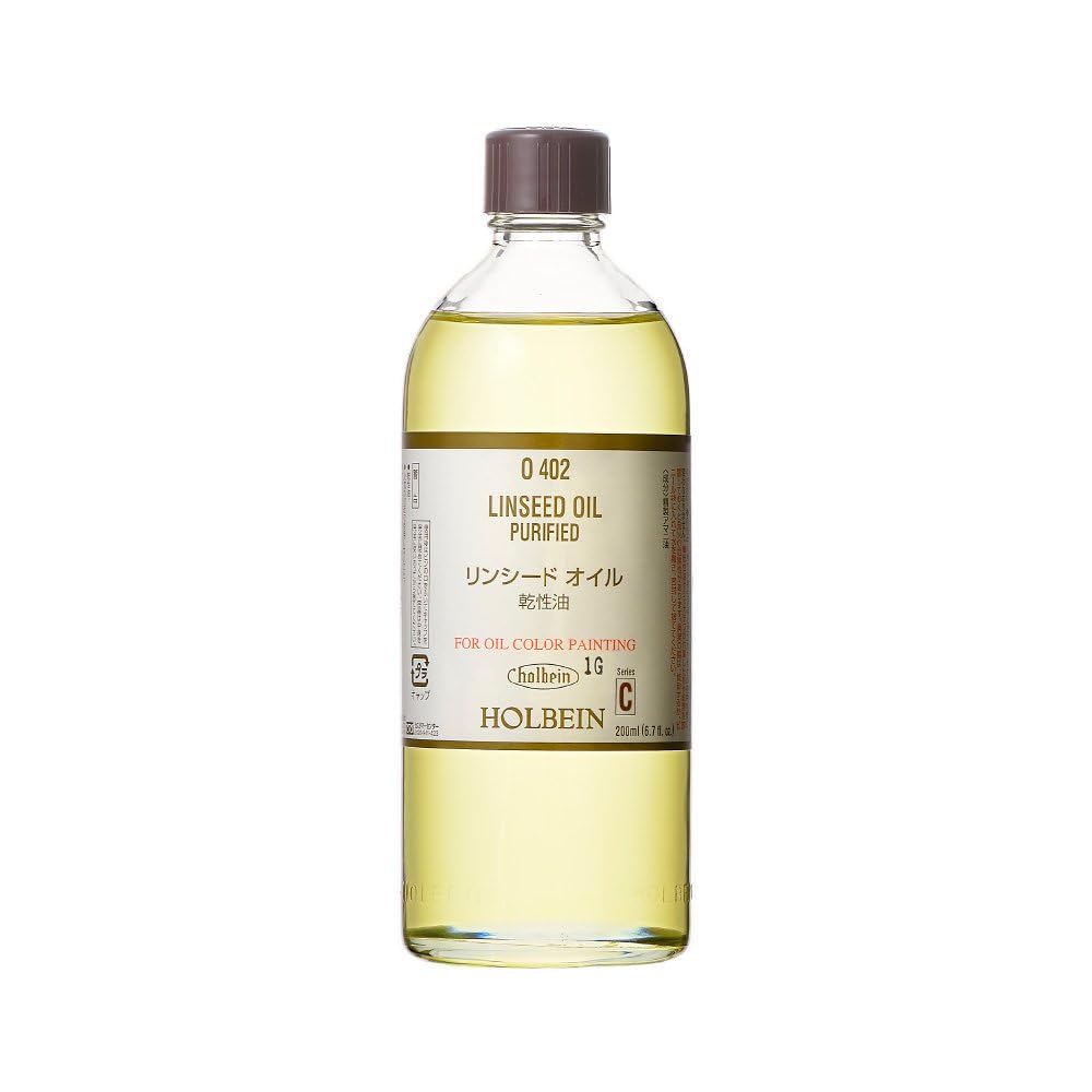 Amazon | ホルベイン 油彩画用液 O402 200ml リンシードオイル