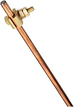 3/8" 4' 1200mm Copper bond Electrical Earth Rod Grounding Rod & Clamp