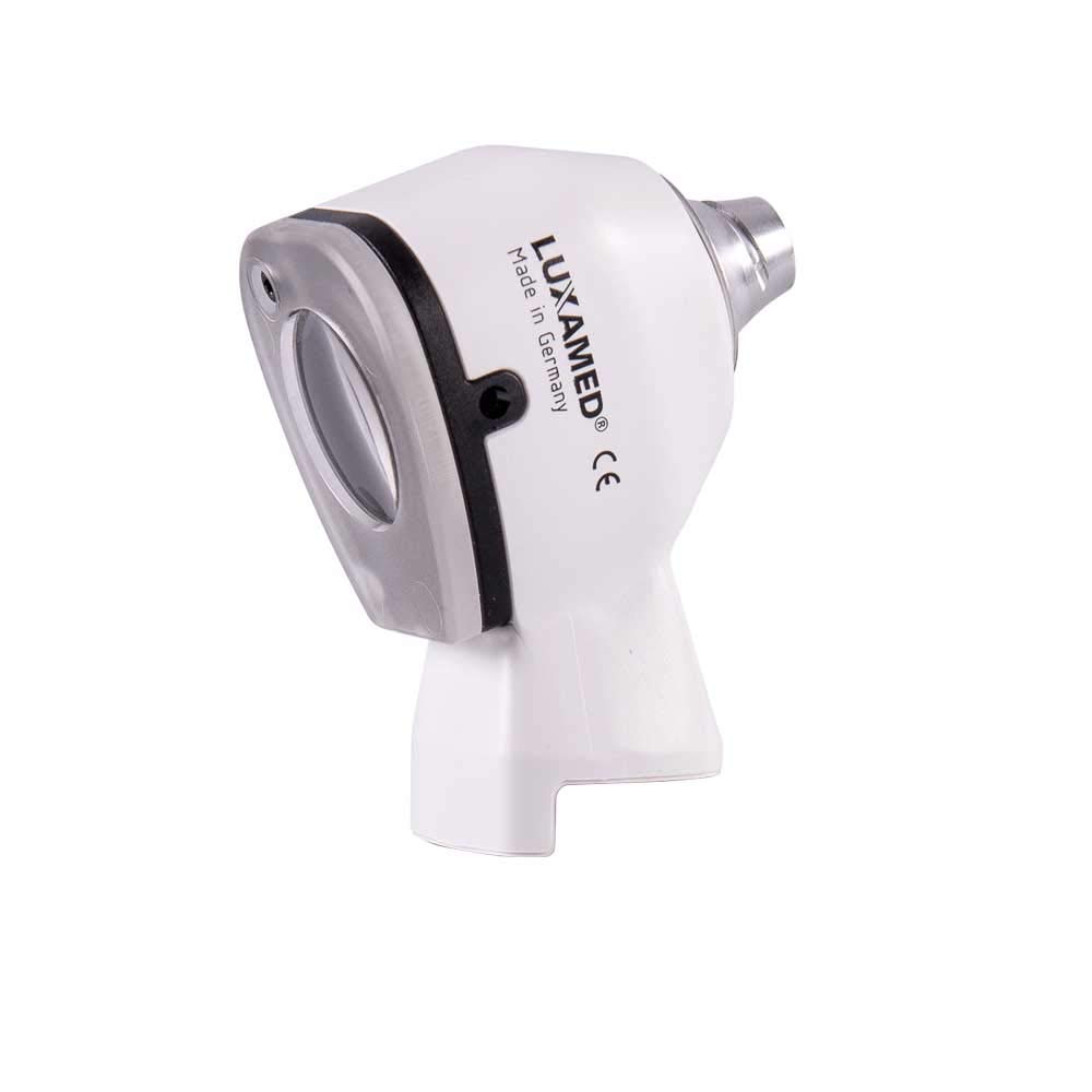 Luxamed LED Otoscopio Cabeza Orejas Luz Orejas Espejo para LuxaScope Auris Mango Blanco