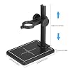 Irfora Digital Microscope Stand,Mini Digital Microscope Stand Magnifier Camera Up and Down Adjustable Stand Holder Universal Support Bracket Large Base with Scales for Digital Microscope