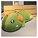 DIDIWEI Schöne Kreative Süße Lange Dinosaurier Mit Kopfhörer Plüschtiere Gefüllte Cartoon Drachenpuppe Cartoon Schlafkissen Kinder Mädchen Geschenk (Color : B, Size : 80cm)