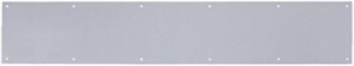 TELL MANUFACTURING DT100058 Satin Stainless Steel Kickplate, 6" x 34"