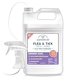 Wondercide - Flea, Tick & Mosquito Spray for Dogs, Cats, and Home - Flea and Tick Killer, Control, Prevention, Treatment - with Natural Essential Oils - Pet and Family Safe - Rosemary 128 oz