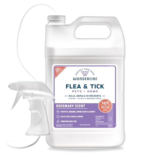 Image of Wondercide - Flea Tick & Mosquito Spray for Pets & Home - Rosemary 128 oz