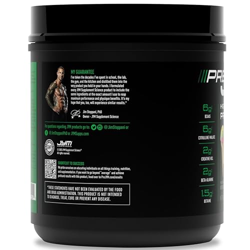Image of JYM Supplement Science Pre JYM Rainbow Sherbet Pre Workout Powder for Men & Women, BCAAs, Nootropics, Creatine HCI, Citrulline, Beta-Alanine, Betaine, Taurine, Huperzine, 30 Servings