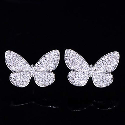 Boucles d'oreilles insecte en oxyde de zirconium de haute qualité pour éclat durable