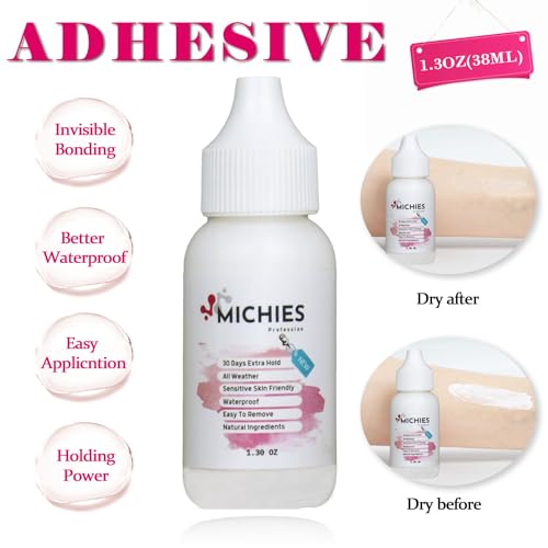 Michies WIG GLUE-38ML+REMOVER-30ML Lace Wig Glue And Lace Glue Remover Set,Strong Hold thumb #1