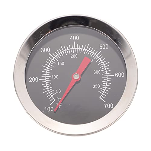 PRETYZOOM Stainless Steel BBQ Grill Thermometer Instant Read Oven Thermometer for Meat Gauge