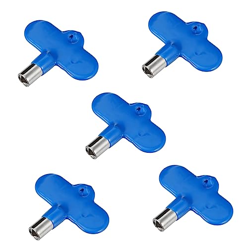 Angoily 5Pcs Replacement Butterflies Handle for Valve Triangle Connecting Rod Easy to Install Practical Design for Radiator and Air Bleeder Valves