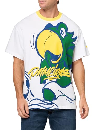 PUMA Camiseta de la Copa Mundial de Clubes para, Palmeiras-puma Blanco, Small
