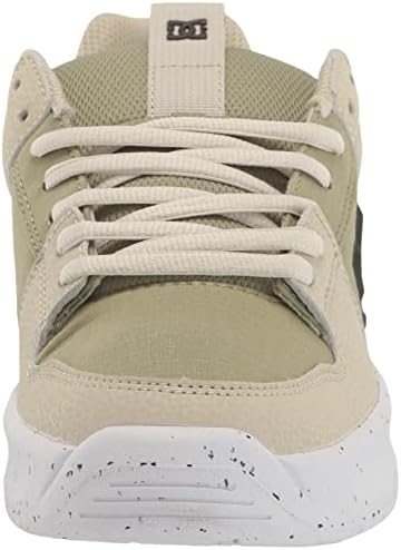 DC Men's Lynx Zero Waste Casual Skate Shoe, TAN/Green, 6 | Image 1