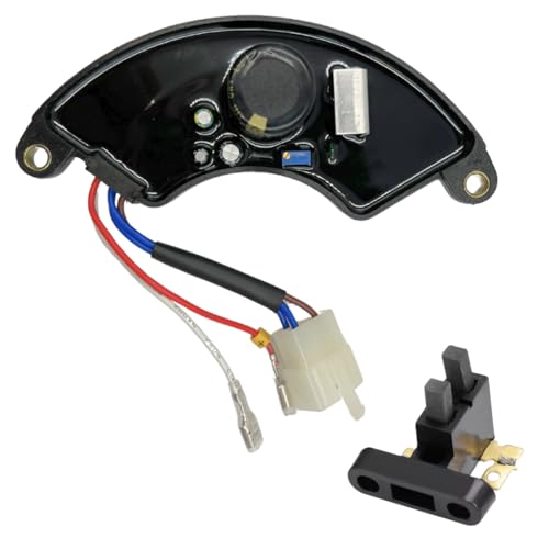 Generator Avr Automatic Voltage Regulator Compatible with Honda Predator Champion Firman DuroMax 6000w 6500w 7000w 8000w 8500w 9000w watt 6KW 6.5KW 7KW 9KW Homelite 6500 and Carbon Brush 5-9 kW