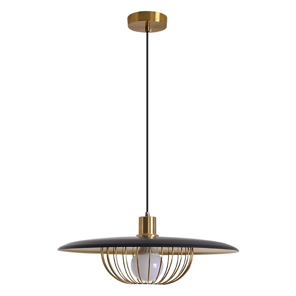Lampe suspendue conique vintage design industriel pour chambre et étude