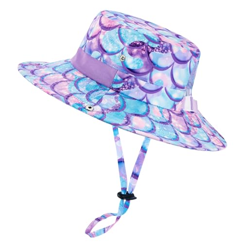 Kids Sun Hat Adjustable Kids Sun Protection Hat Breathable Toddler Neck Protection Bucket Cap