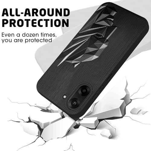 Image of TOUCCH 3D Face Case Cover for Oneplus Nord CE5| Shock Proof Design with Camera Protection Ring| Liquid Case (Microfibre Lining) for Oneplus Nord CE5 | Silicone - Black