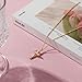Pregeckit Spinning Cross Crown Necklace for Women 14K Gold Plated Rotating Crystal Cross Pendant Necklace Crossed Faith Jewelry New Year Gifts (gold)