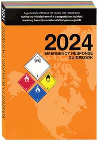 Labelmaster 2024 緊急対応ガイドブック (ERG) 標準綴じ、フルサイズ、危険物を伴う輸送緊急時の対応に役立つガイド