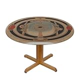 Options de taille polyvalentes : disponible en tailles S et M, cette nappe est adaptée pour les tables rondes allant de 101,6 à 127 cm de long, ce qui la rend parfaite pour une variété de paramètres de table dans votre maison, cuisine, ferme, café ou salle à manger en plein air.