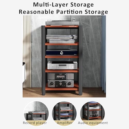 Étagère multimédia d'angle compacte pour ranger vos composants sans encombrer le sol - 3