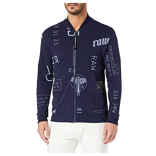 G-STAR RAW herr extrem all-over baseball tweeter tröja