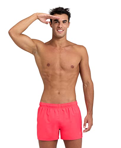 Foto von Arena Fundamentals X-Short R Herren Badeshorts für Strand und Pool, Herren Badehose aus weichem, recyceltem, schnell trocknendem Material, X-Shorts mit Innenslip aus Netzstoff