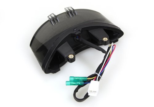 Motodynamic Integrated Sequential Led Tail Lights Smoke Lens For 2006-2012 Triumph Daytona 675 2008-2012 Street Triple Sprint Gt #TOP2