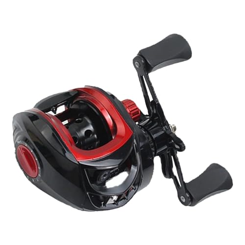 Saltwater Baitcaster Reels, 8Kg Braking Force Bait Caster, Powerful Lightweight Smooth Baitcaster Fishing Reel for Saltwater Freshwater (Right Hand)