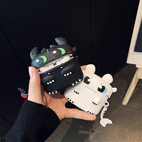 Ztowoto AirPods Pro Case Compatible with Airpods Pro Silicone Kits Funny 3D Cute Cartoon AirPods Pro Cover for Kids Girls Teens Women Boys (AirPods Pro, Black)