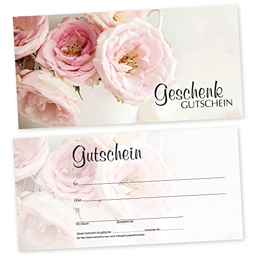 50 Geschenkgutscheine VINTAGE für Beauty, Geschenkartikel, Mode, Accessoires - Gutscheinkarten, Gutscheine