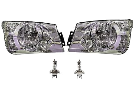 Headlight assembly for Mahindra Bolero Type 2 Without Bulb (Right & Left)