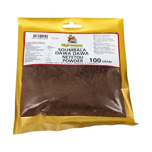 Soumbala Powder – 1 x 100 g – Dawa Dawa Gewürz Pulver aus Néré-Samen (Locust Beans/Iru) von...
