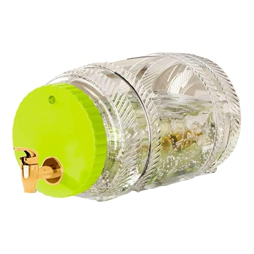 Jarra de té helado para , dispensador de de té, jarra de té helado con tapa y espiga, jarra de agua para refrigerador, dispensador de bebidas para , leche, de café frío o caliente