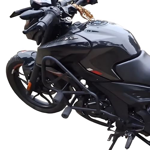 Image of Heavy Duty Frame Slider Crash Guard with 4 Pcs for Baj.aj Pulsar N160 / N250 (Black)