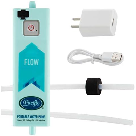Pacific Bay Portable Automatic Pump - Emergency Drinking Water Survival Gadget for Camping Kit - Indoor and Outdoor Water Pump - Hiking Supplies Compatible with All Sawyer Filters Cover